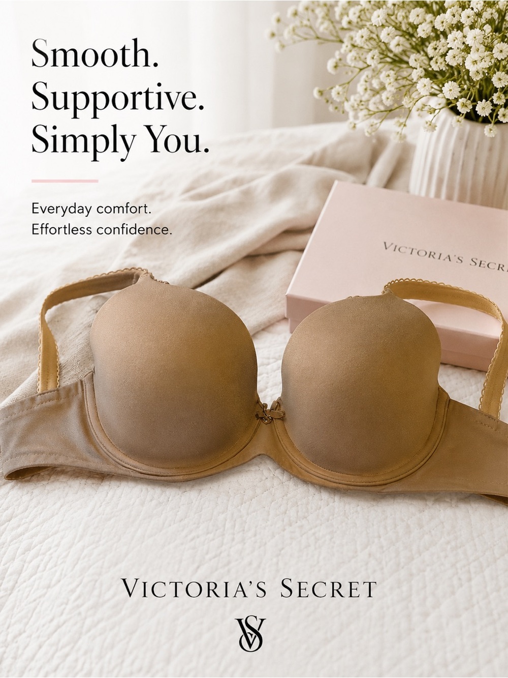 Victoria's Secret Light Brown Underwire Bra 34 D